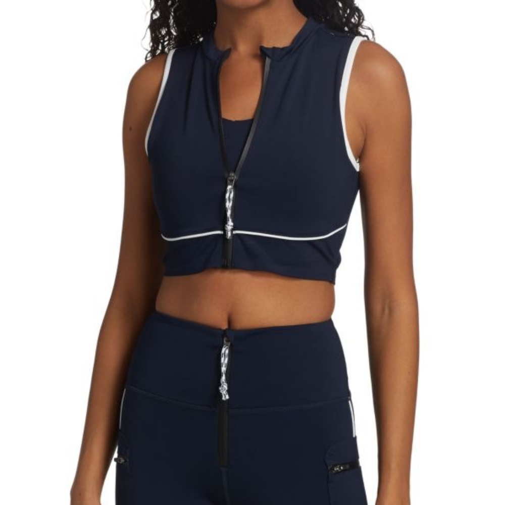 Splits59 Martial Techflex Bralette - Indigo/Off White